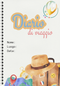 Diario di viaggio per bambini