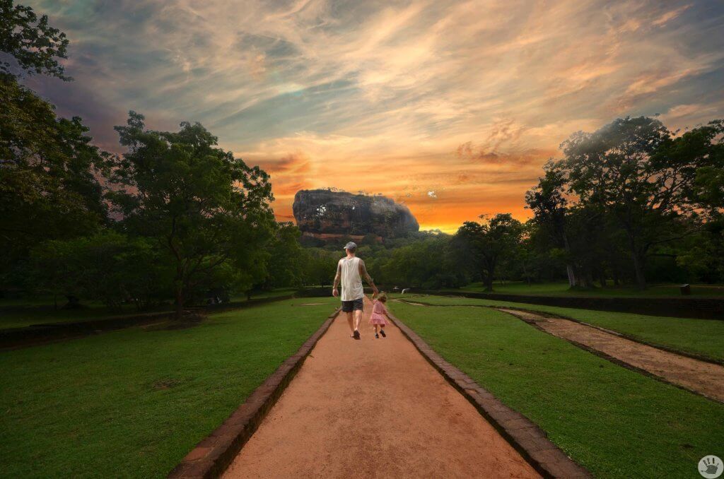 Srilanka come salire Sigiriya rock