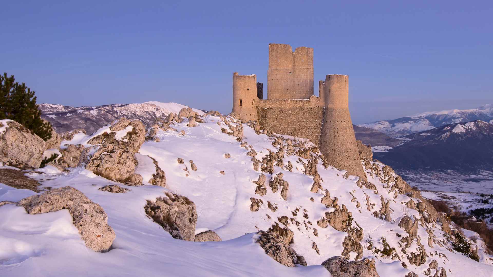 Rocca Calascio con i bambini